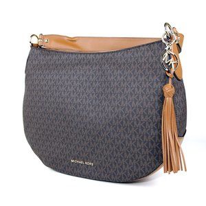 Michael Kors Brown Logo Shoulder Bag